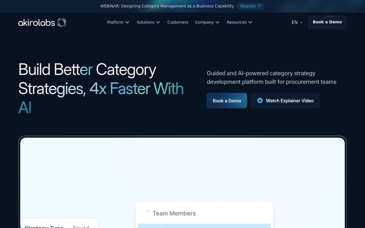 Akiro Labs website preview