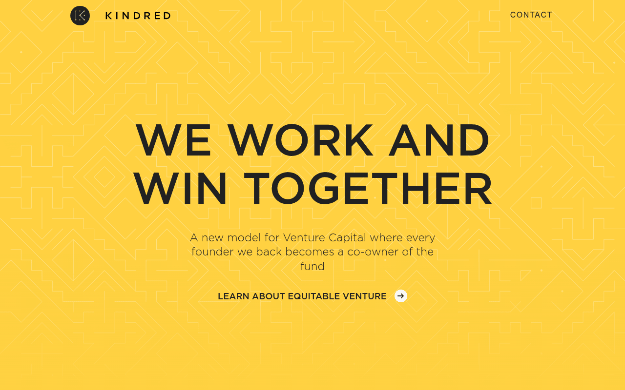 Kindred Capital website preview
