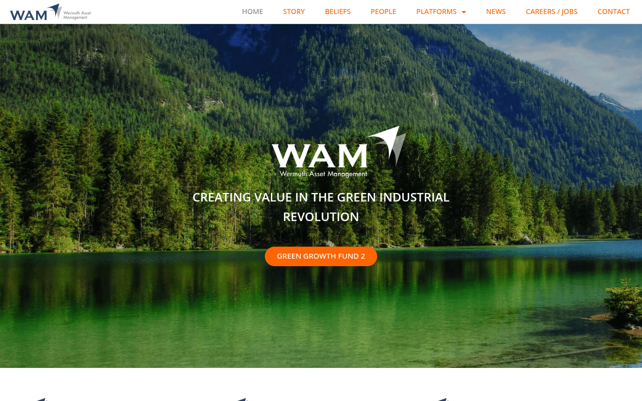 Wermuth Asset Management website preview