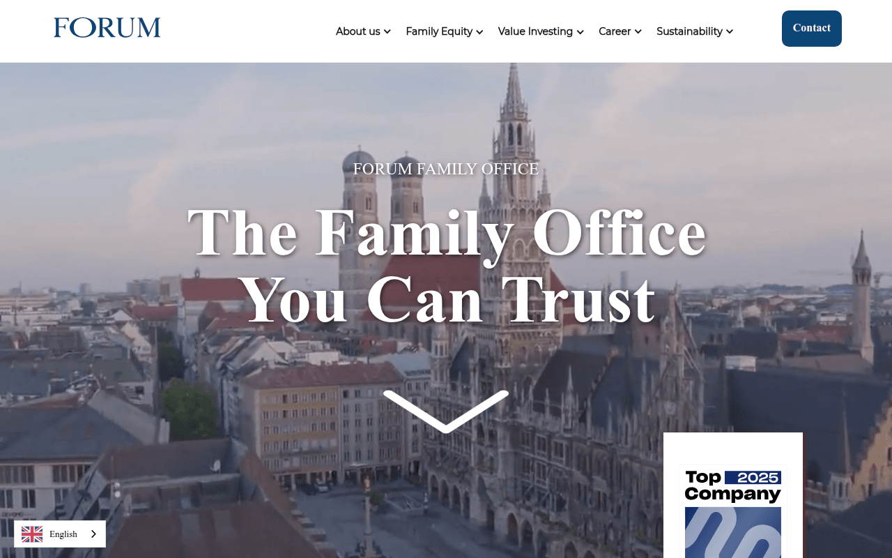 Forum Gruppe website preview