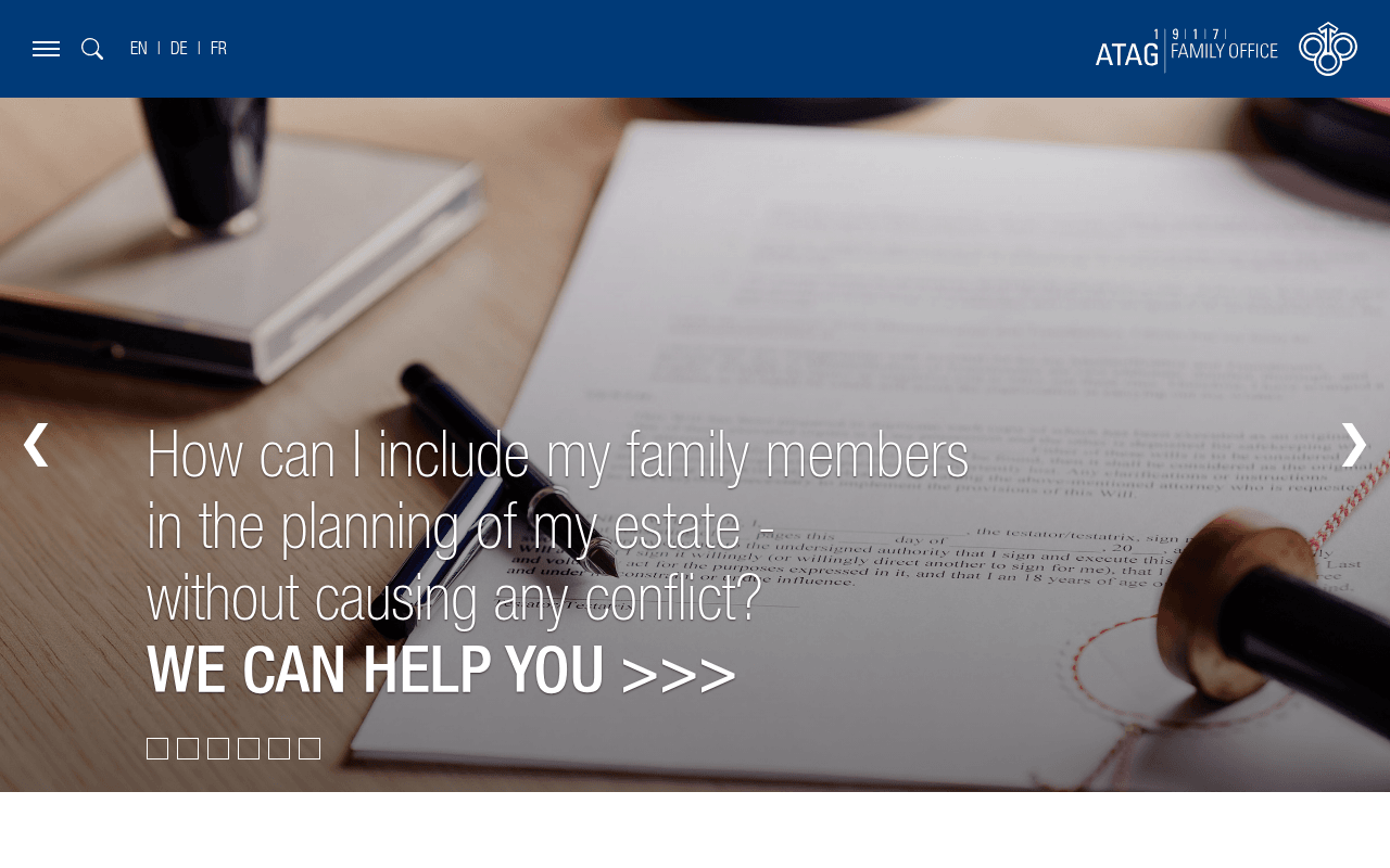 Atag Family Office website preview