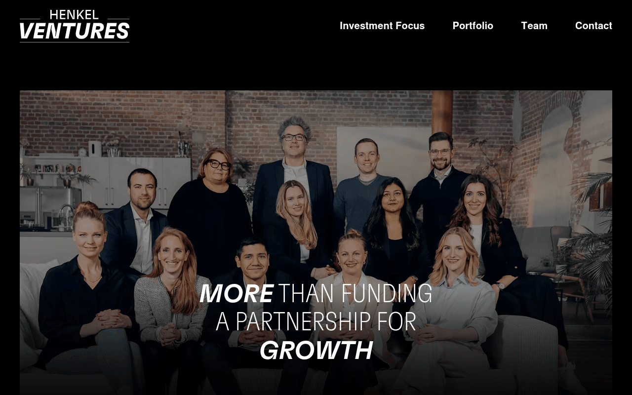 Henkel Ventures website preview
