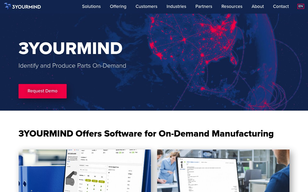3YOURMIND website preview
