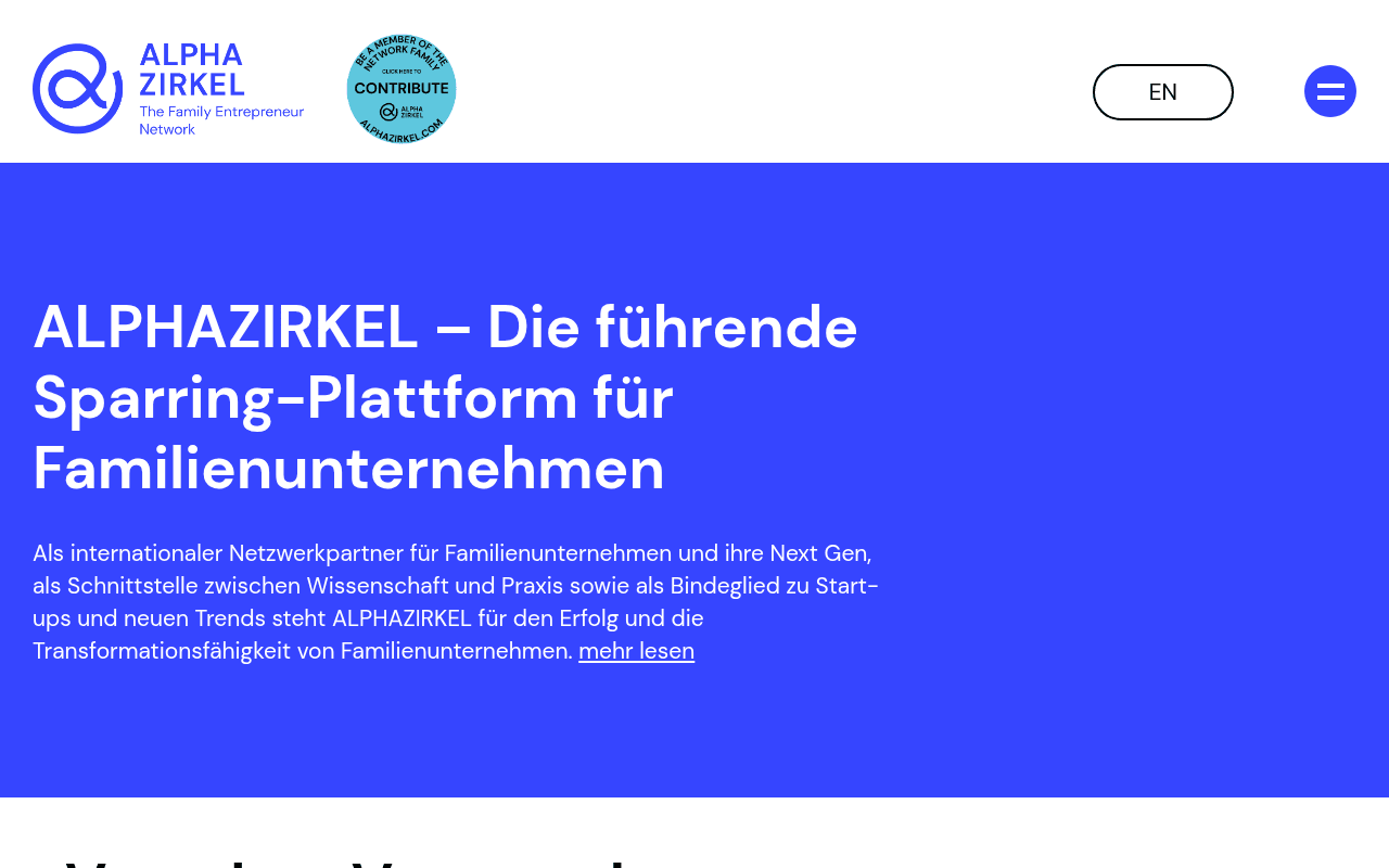 ALPHAZIRKEL GmbH website preview