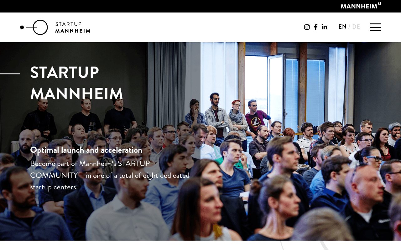Startup Mannheim – KREASOCTECH grant website preview